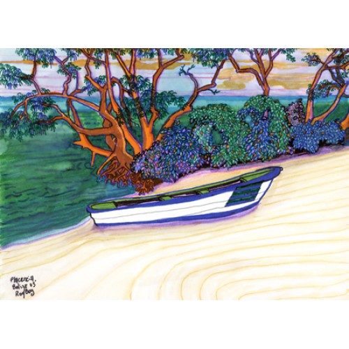 Boat and Mangroves