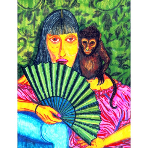 Lady with Monkey